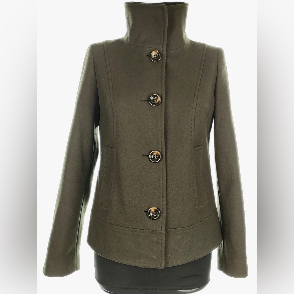 Benetton Demi Coat Mock Neck